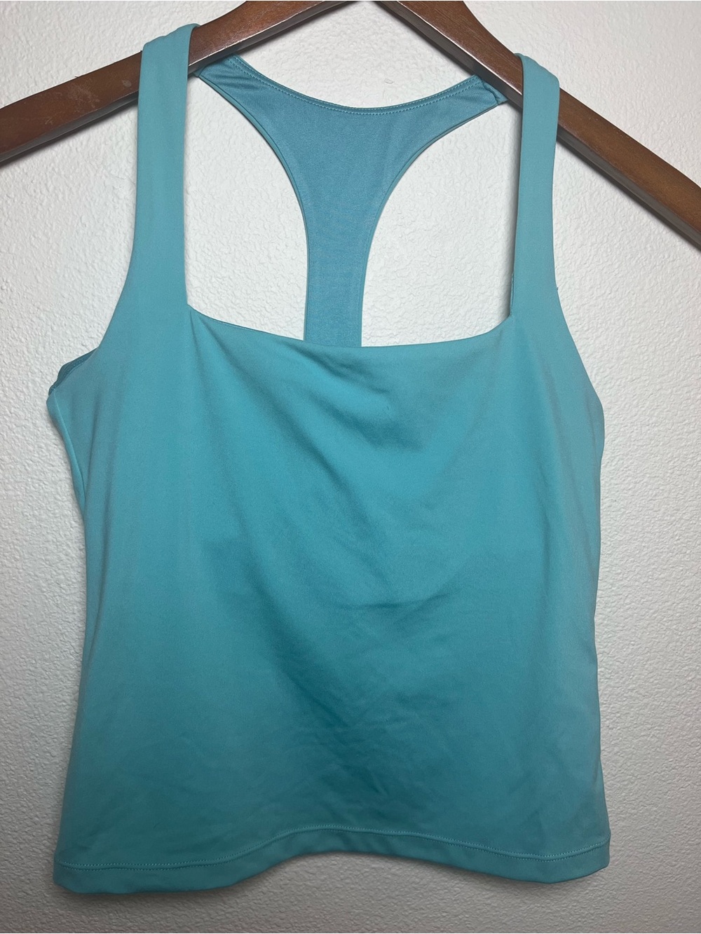 POPFLEX Light Aqua Sports Bra with Wide Straps